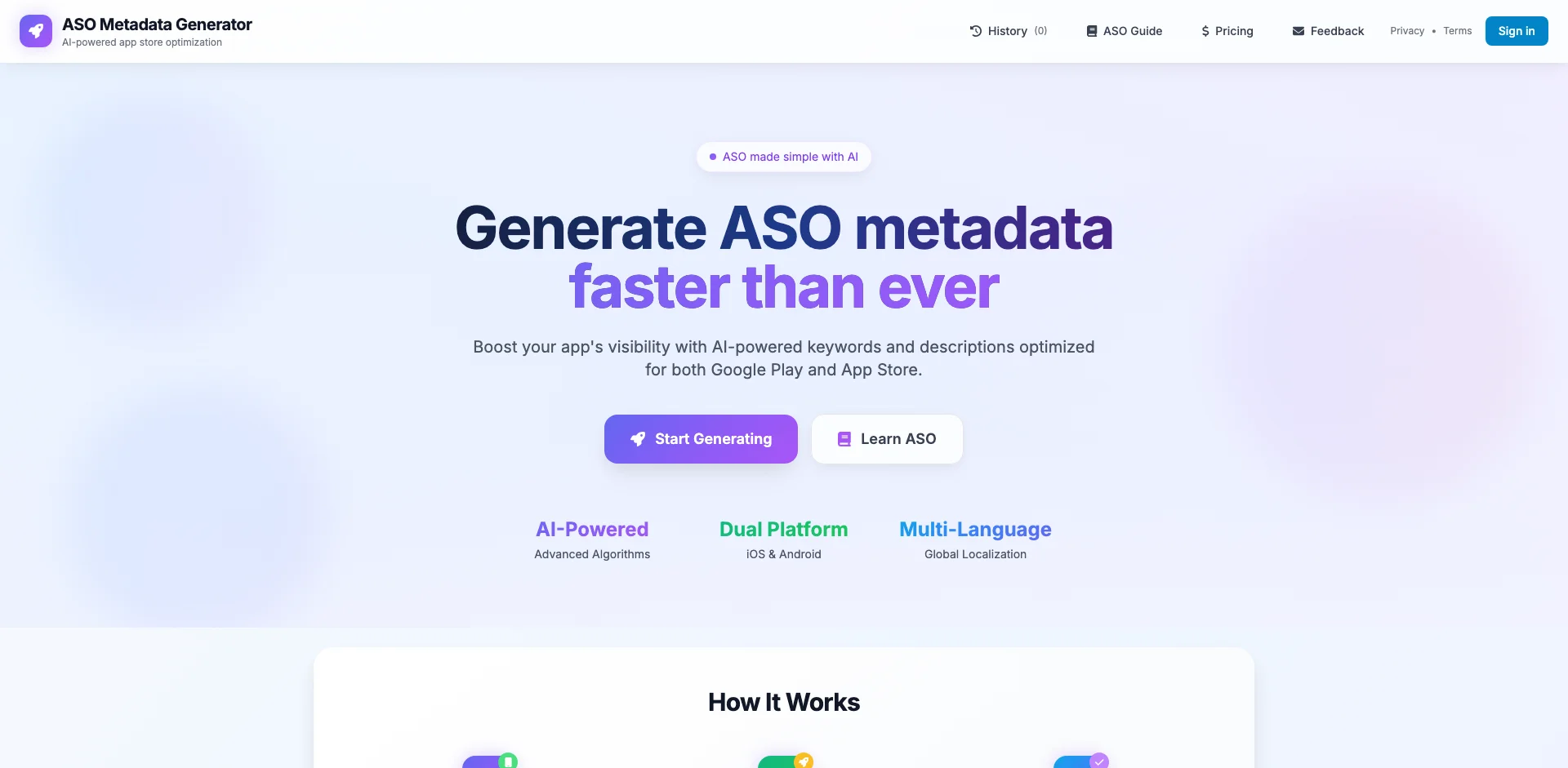 ASO Metadata Generator