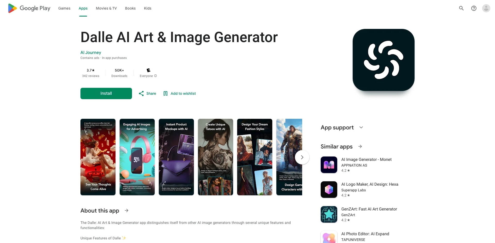 Dalle AI Art & Image Generator