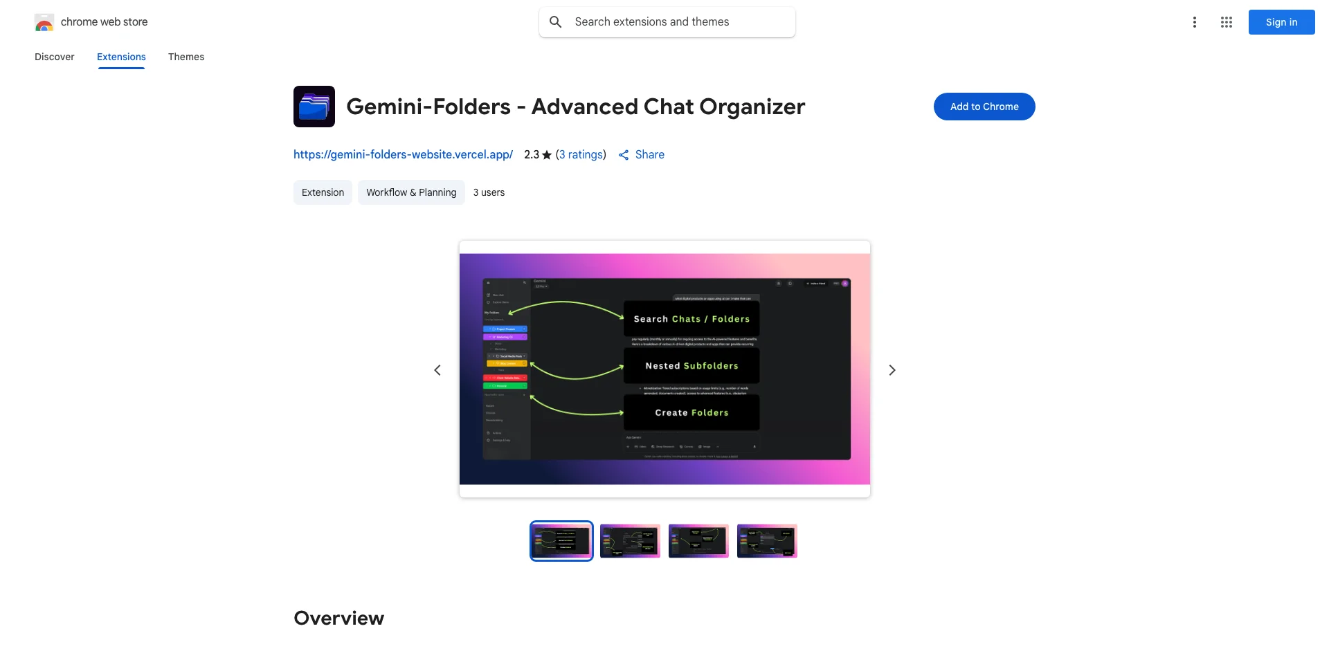 Gemini - Folders