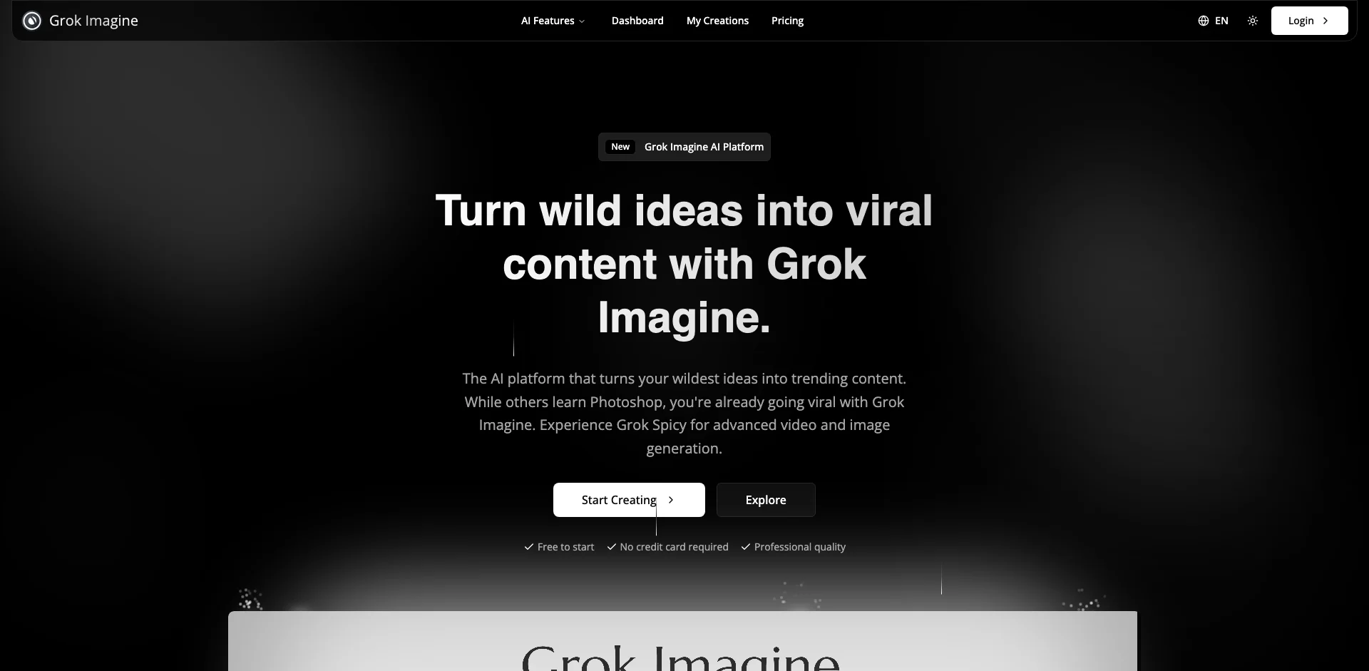 Grok Imagine-AI Video & Image Generator