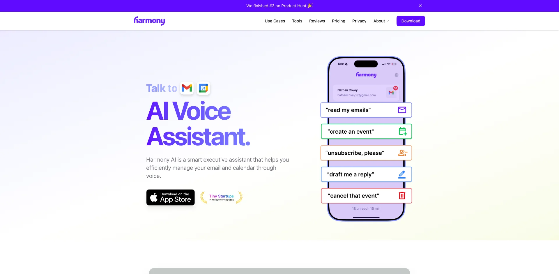 Harmony AI Voice Assistant