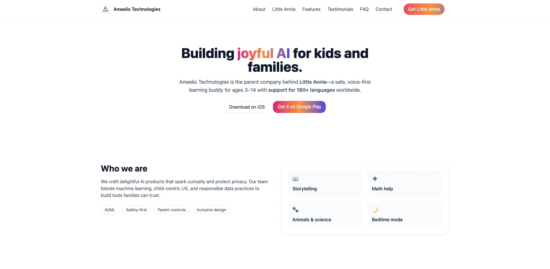 Little Annie - AI for Kids