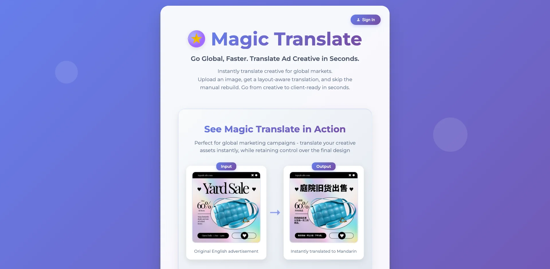 Magic Translate