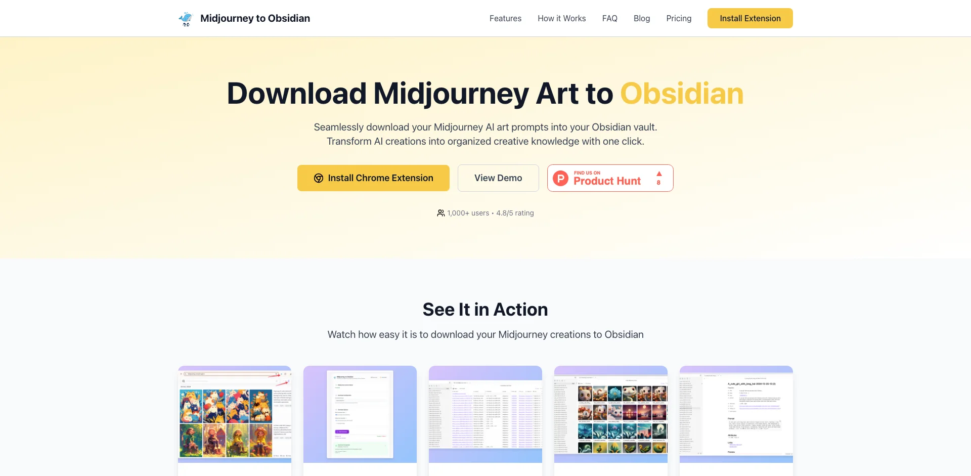 Midjourney to Obsidian