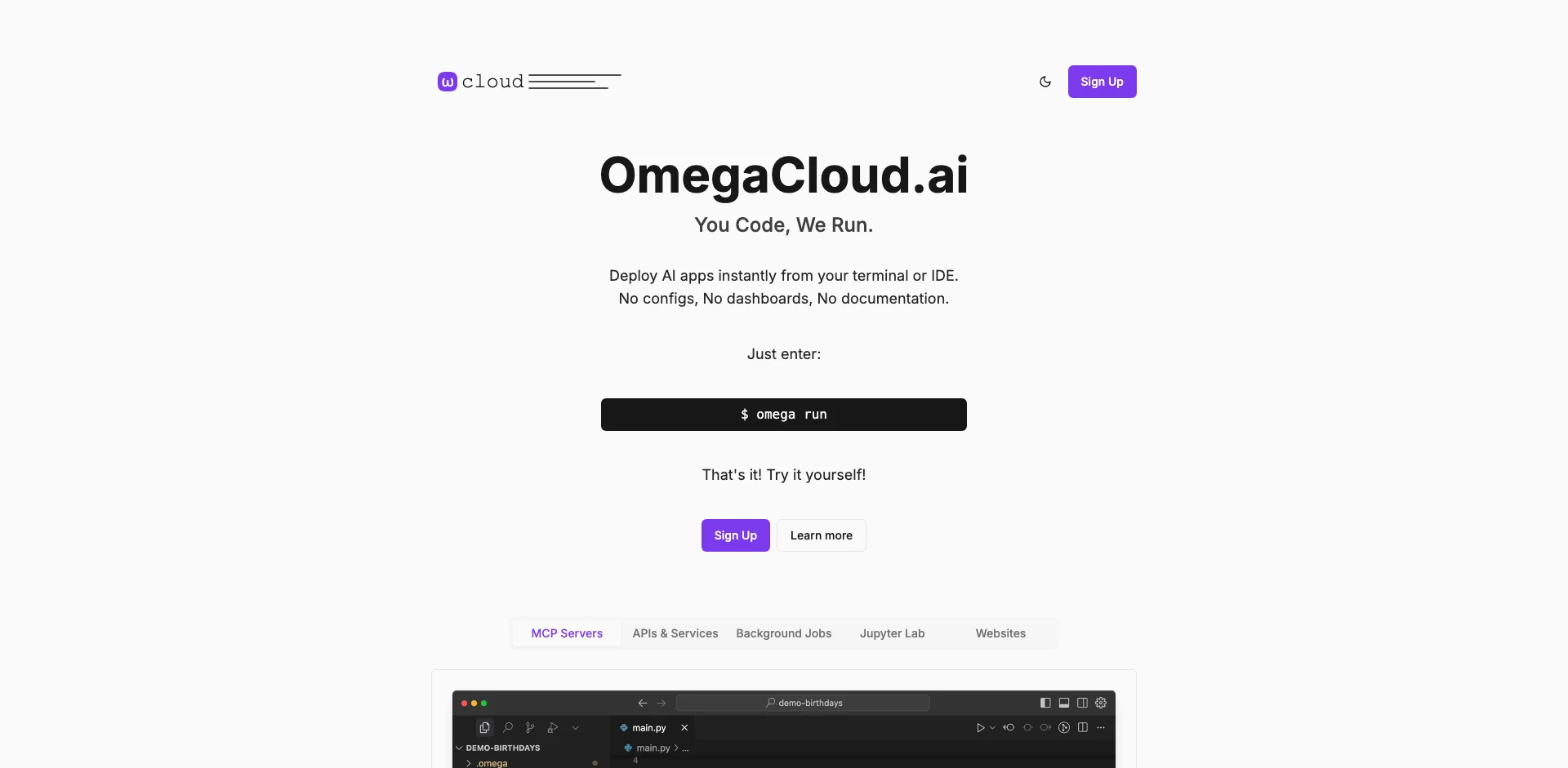 OmegaCloud.ai