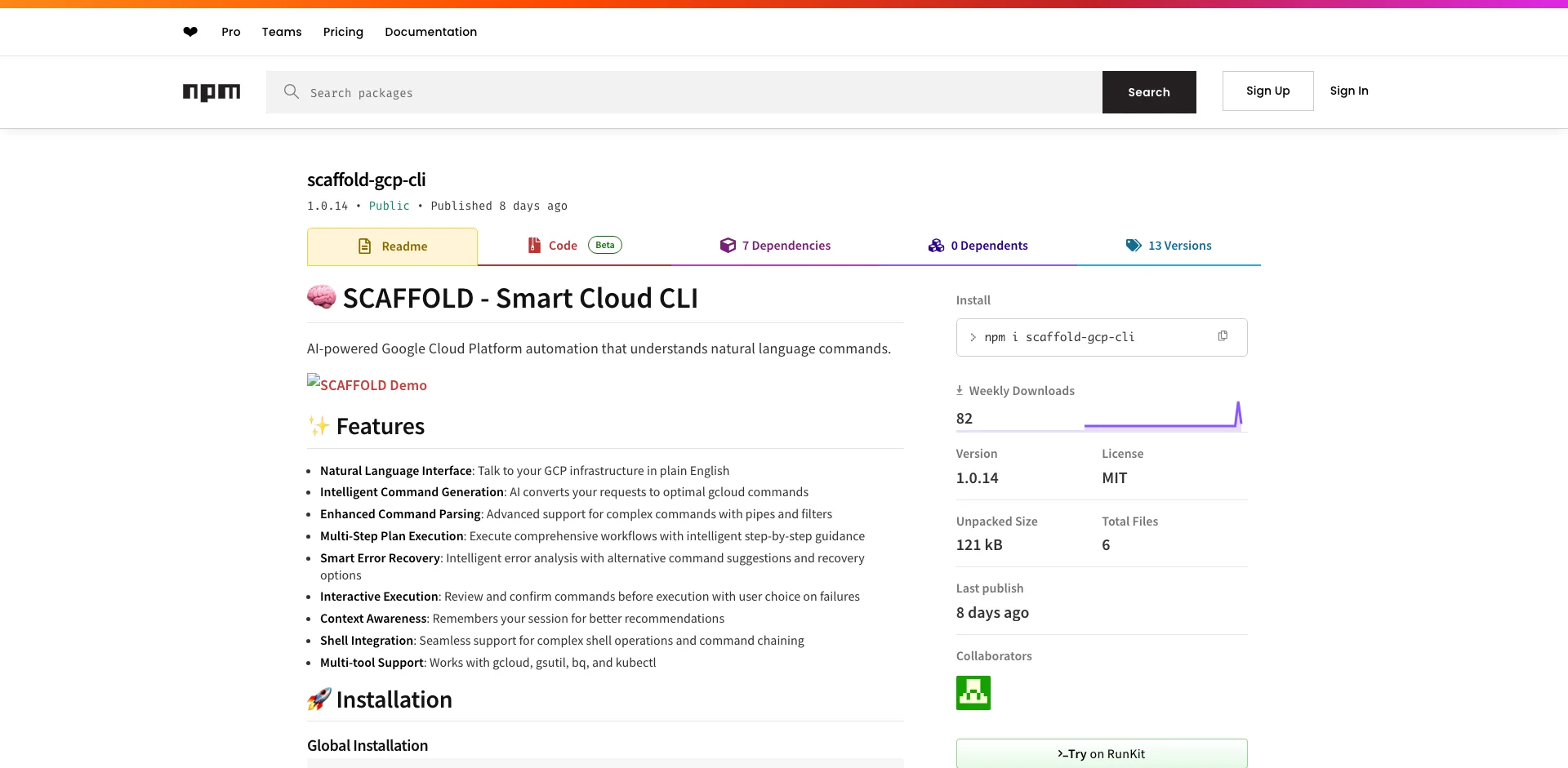 Scaffold | AI DevOps Agent 