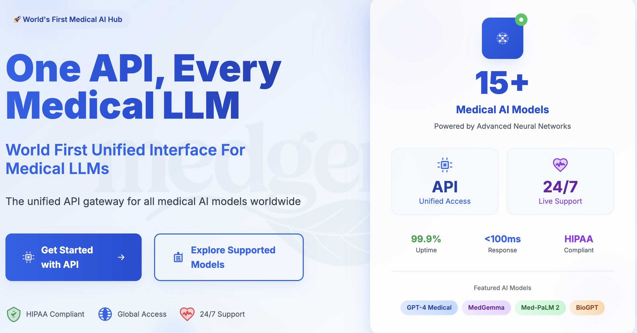 Integrate Medical AI with a Single API | dr7.ai