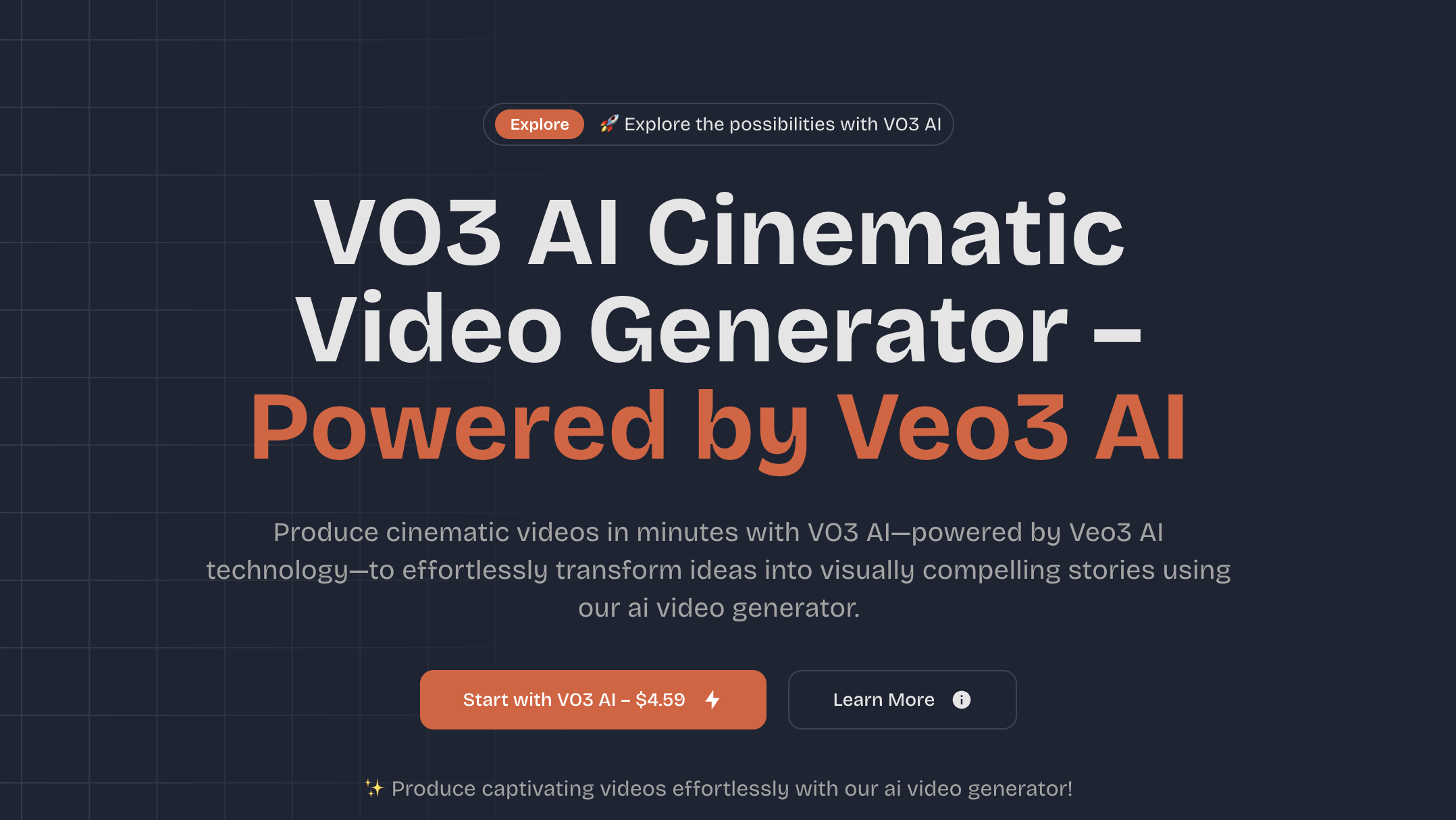 VO3 AI Generator