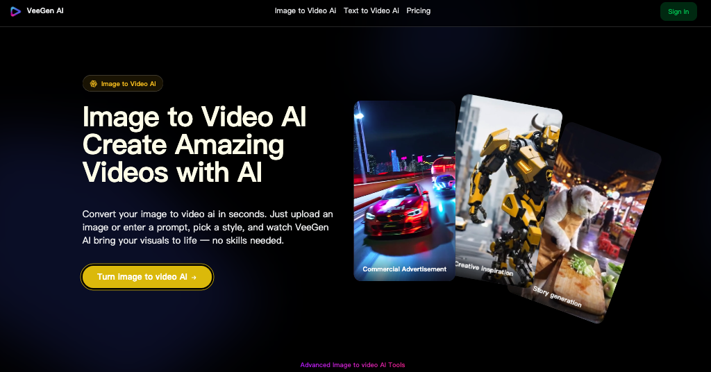 Image to Video AI Generator Online | VeeGen