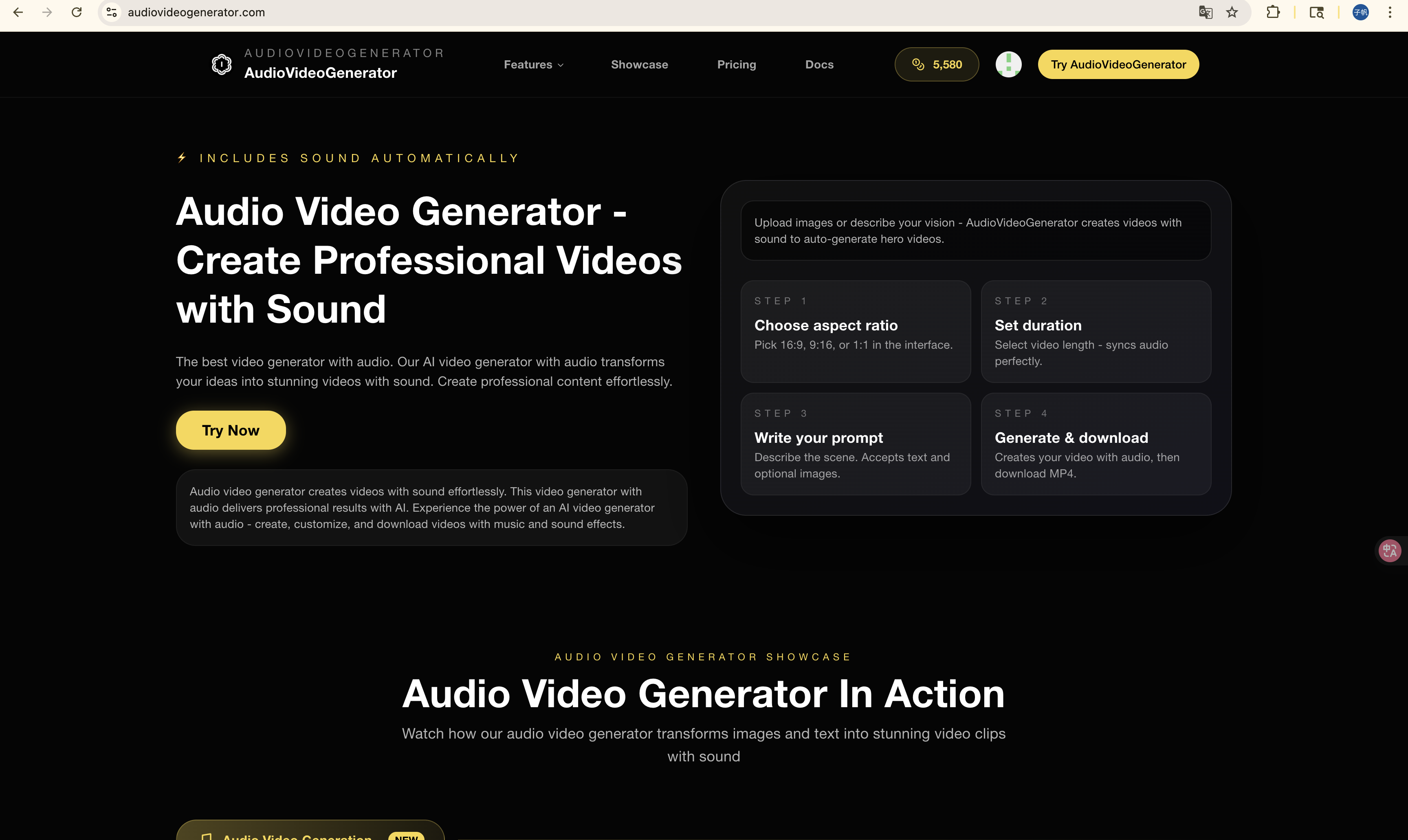 audiovideogenerator