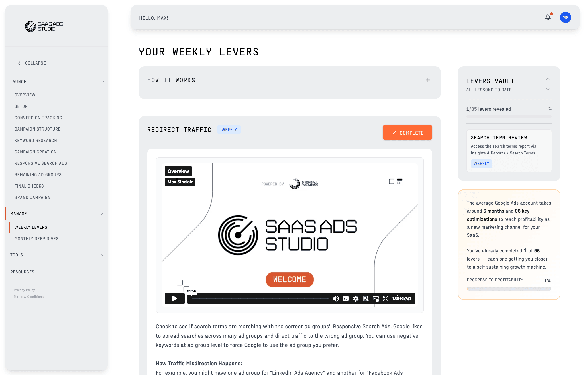 The SaaS Ads Studio
