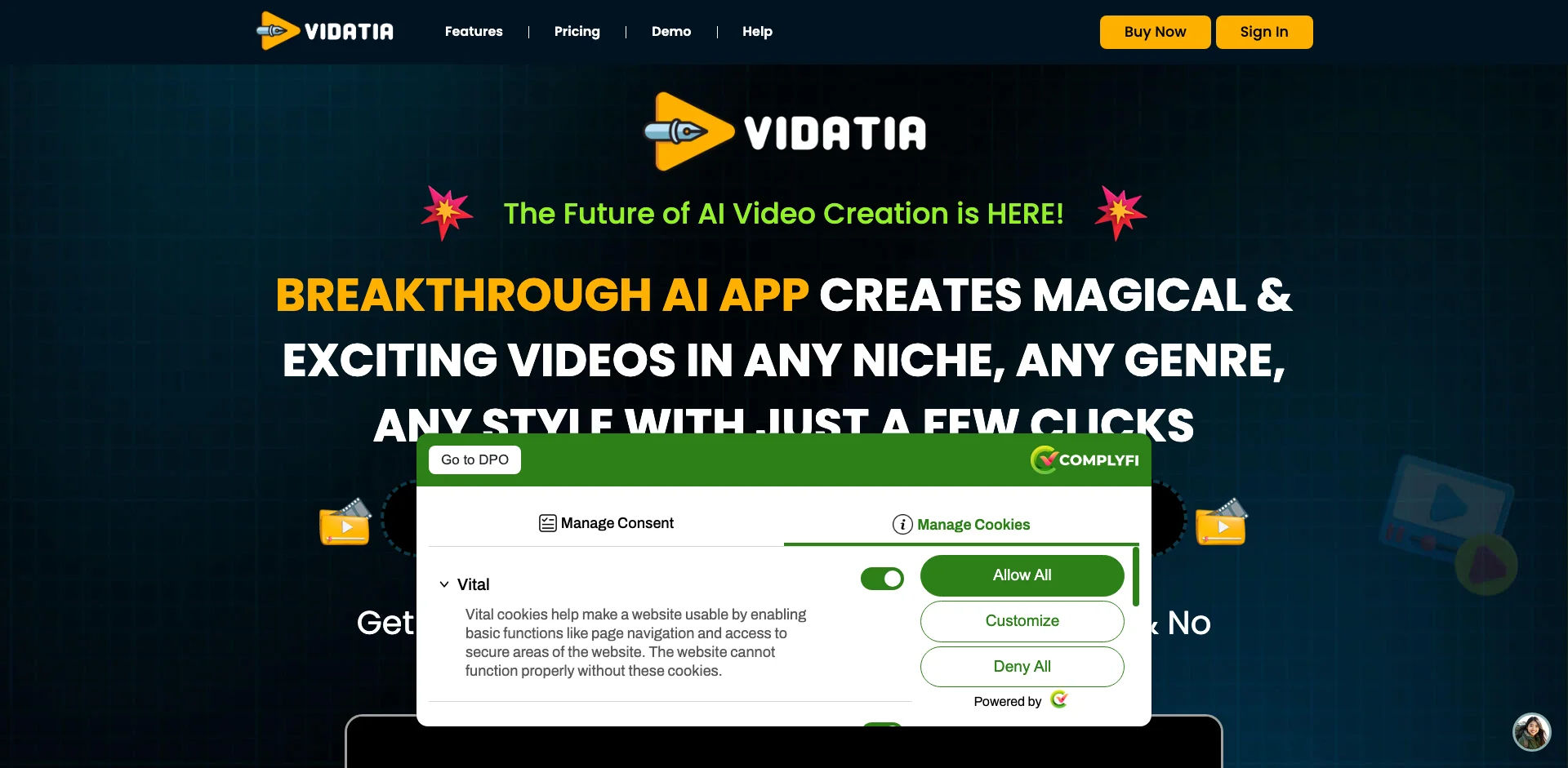 Vidatia AI Video Maker